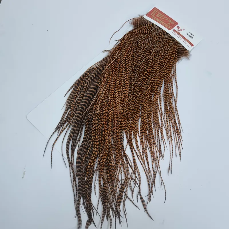 Whiting Rooster Saddle in Grizzly Golden Brown